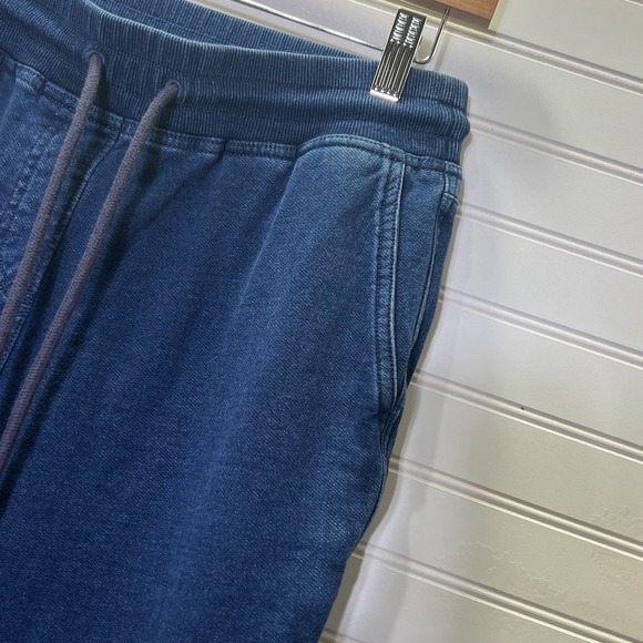 Brooks Brothers Women's Joggers Sz S Elastic Drawstring Dark Blue Denim Athletic - Picture 4 of 13